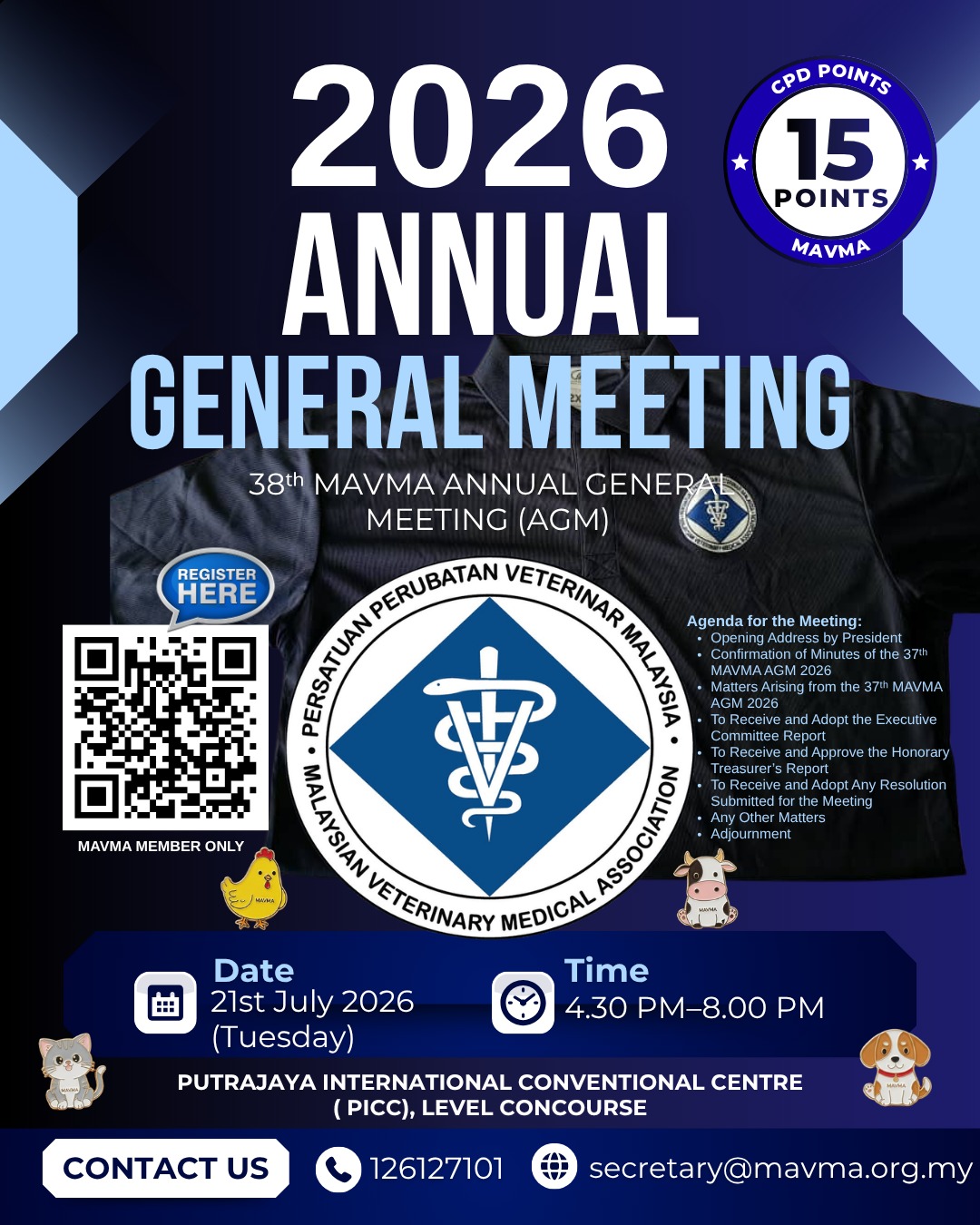 38th MAVMA Annual General Meeting (AGM)